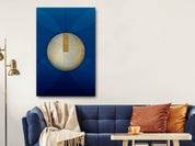 Tableau - In the Shadow of Classic Blue (1-part) - Golden Circle in Abstraction