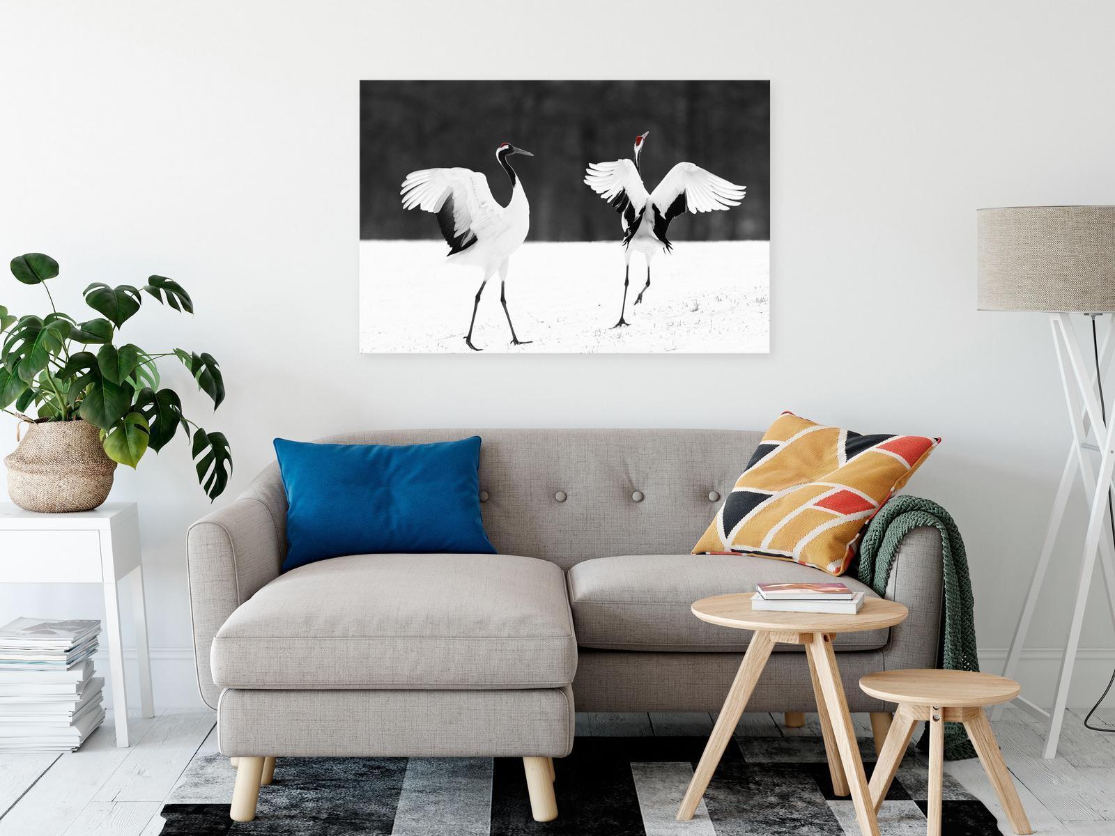 Tableau - Dancing Cranes (1 Part) Wide