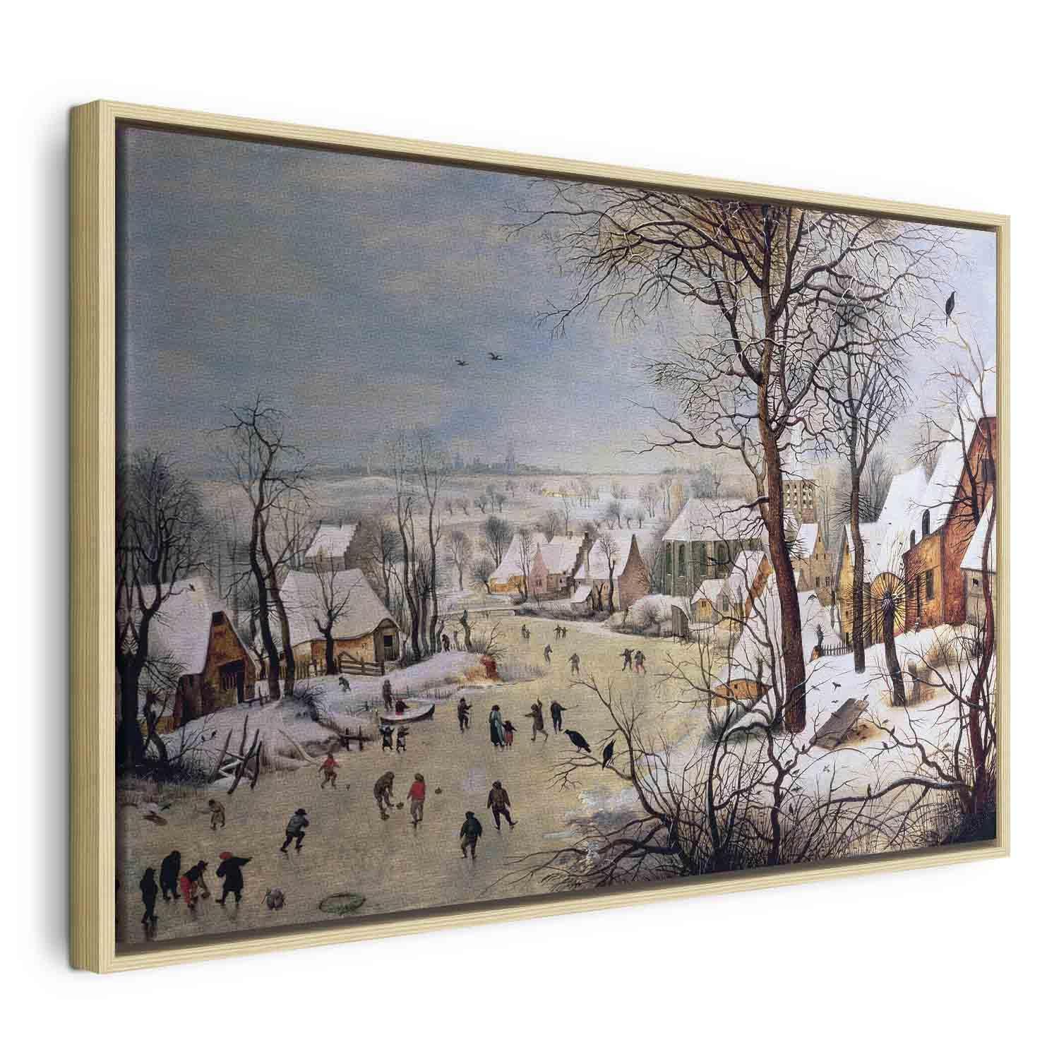 Tableau - Winter Landscape with Birdtrap (Pieter Bruegel the Elder)