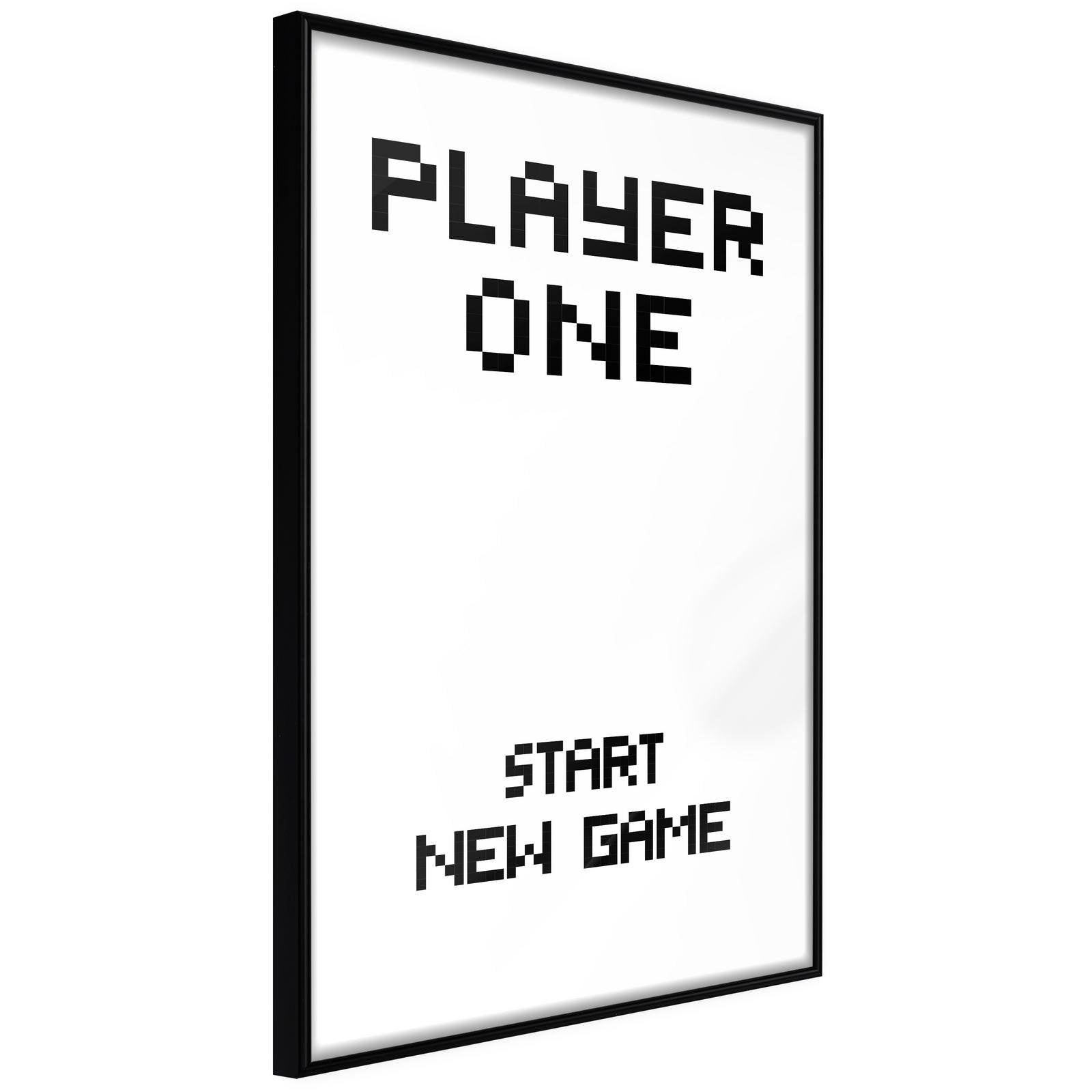 Poster jeux vidéo - Player one