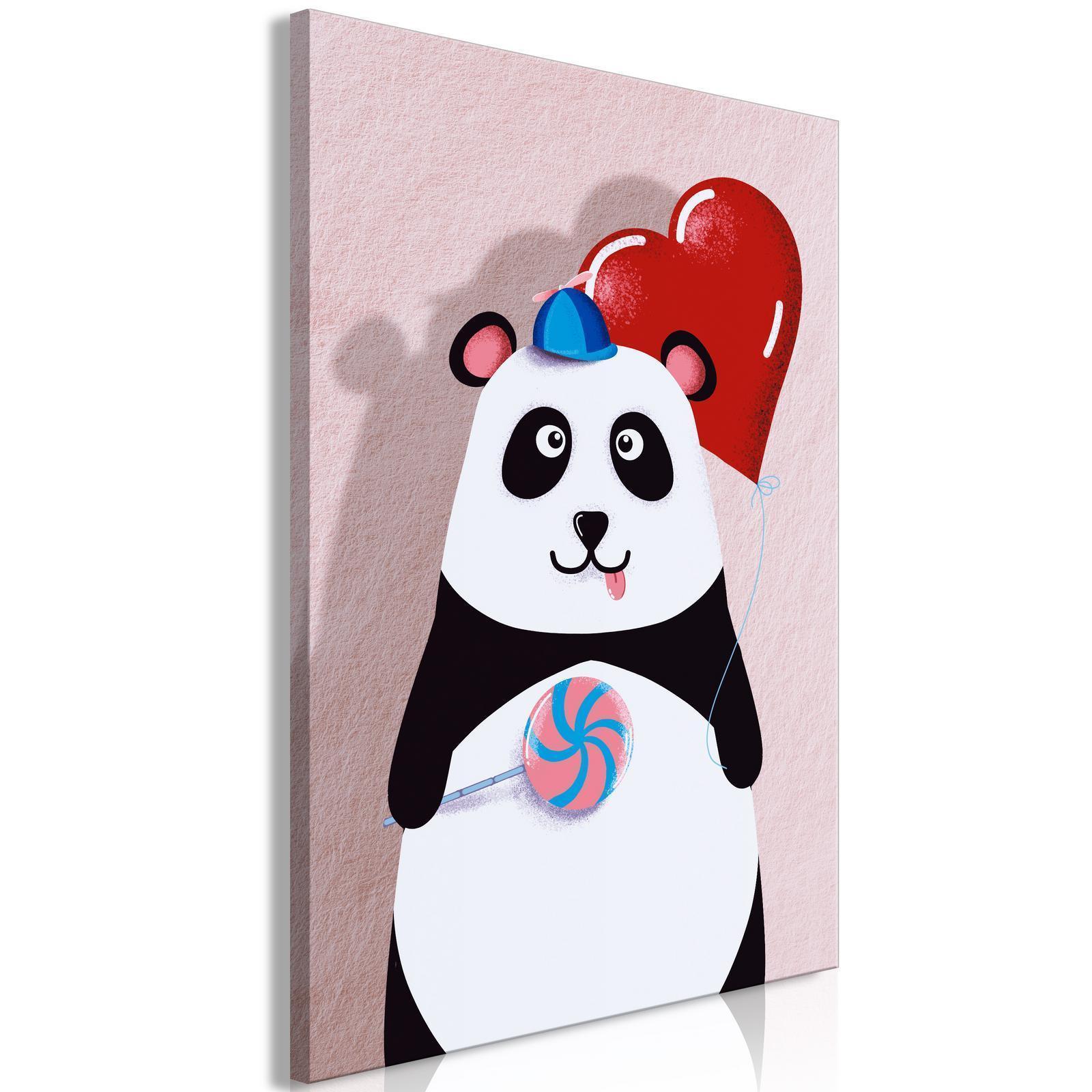 Tableau - Panda with a Balloon (1 Part) Vertical