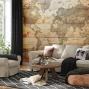 Papier peint - Map on Boards