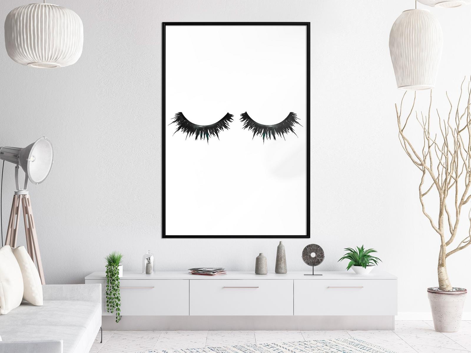 Poster faux cils glamour