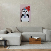 Poster - Panda with a Balloon
