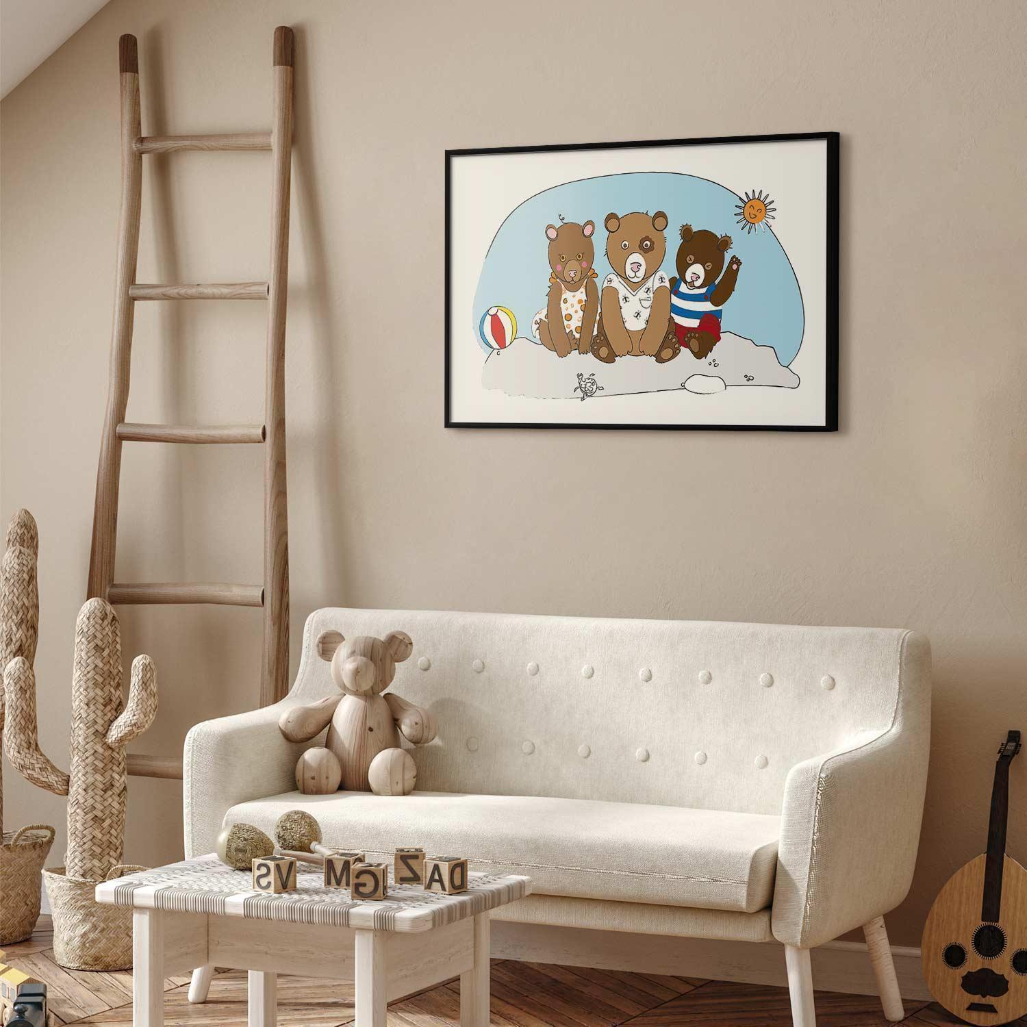 Poster - Bears on the Beach