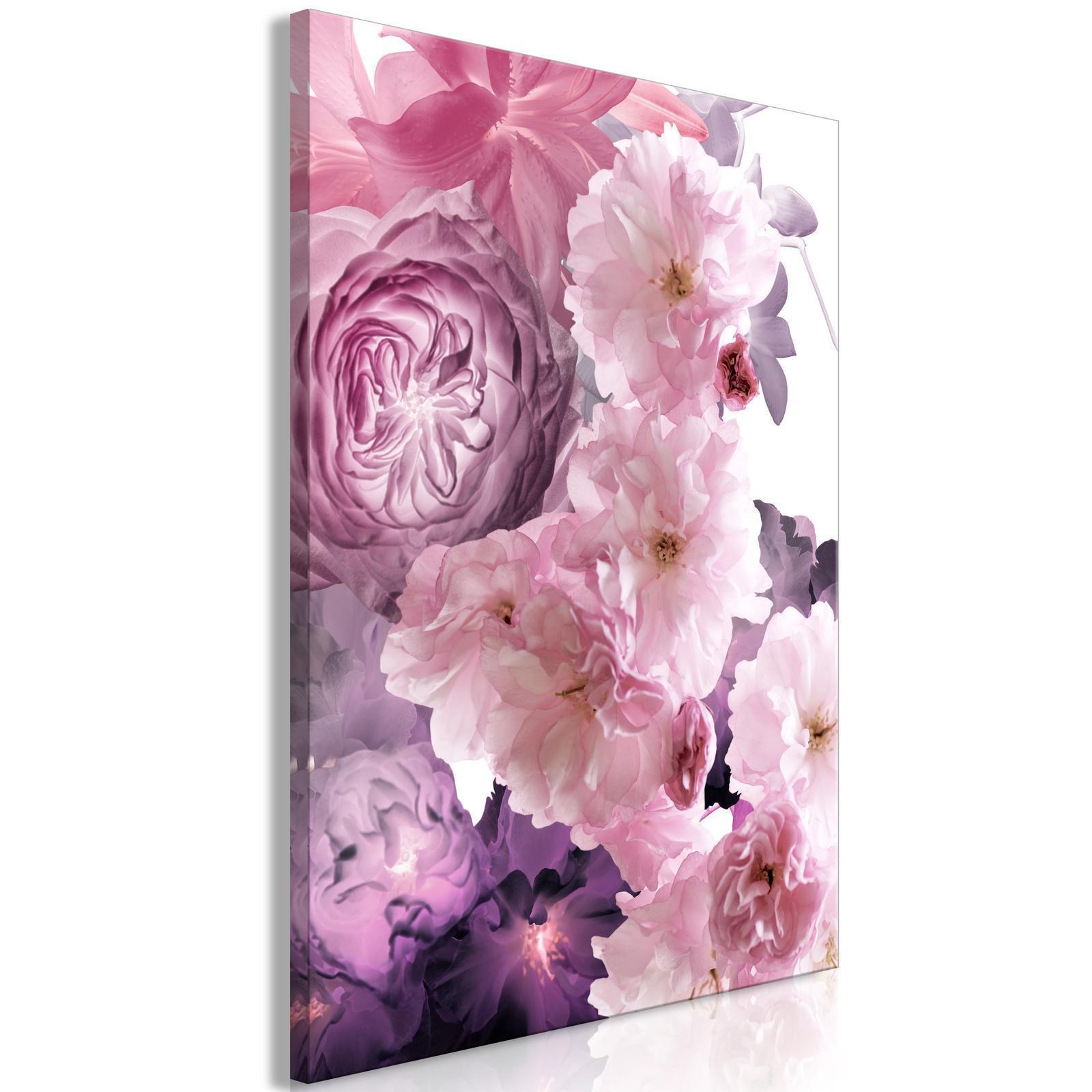 Tableau - Garden of Floral Scents (1-part) - Nature in Shades of Pink