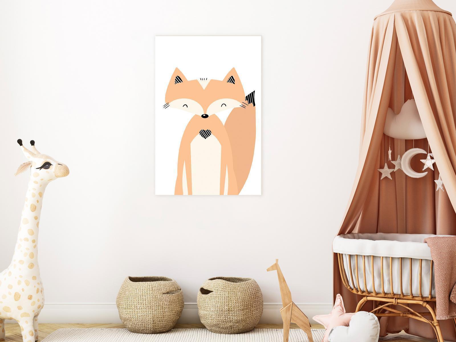 Tableau - Happy Fox (1 Part) Vertical