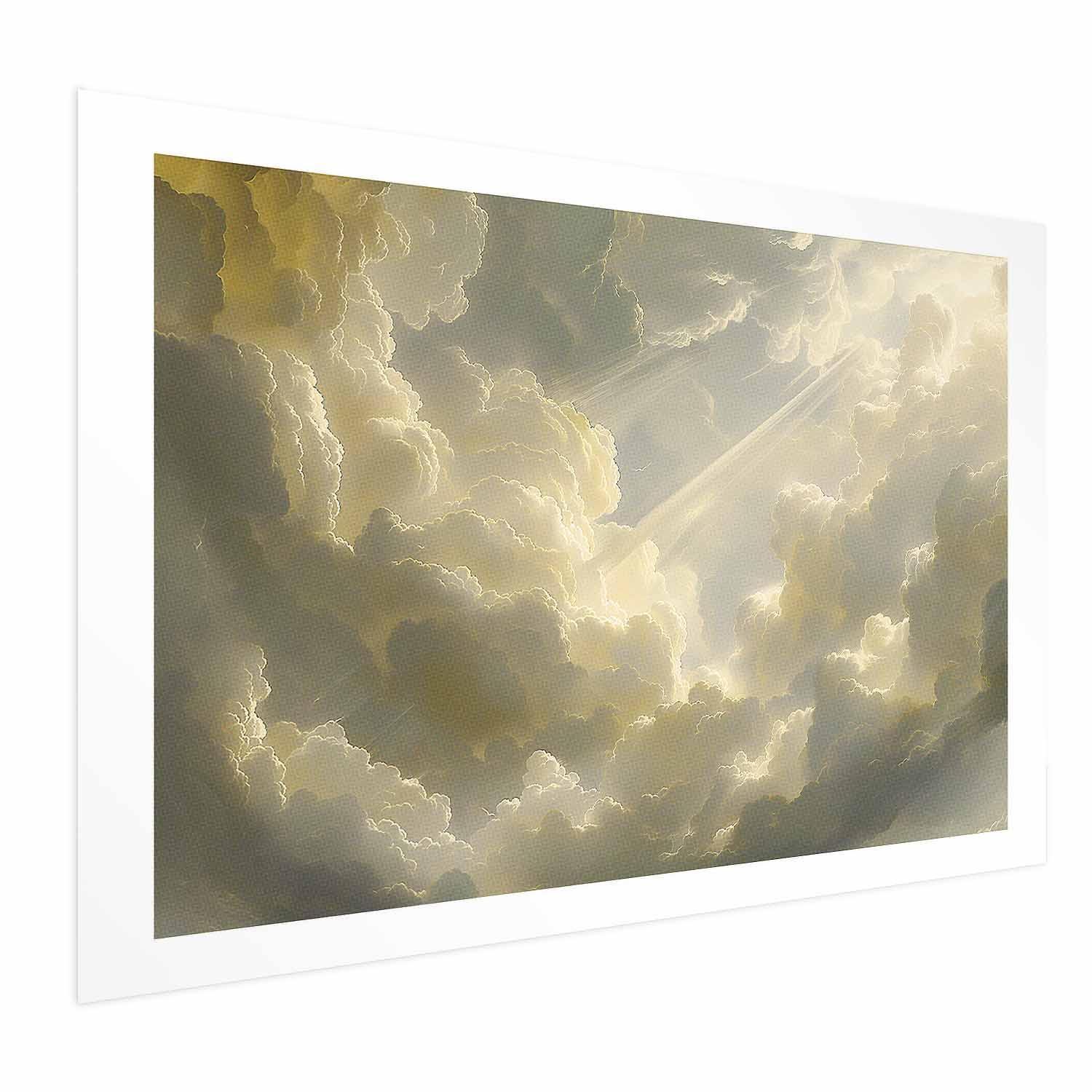 Poster - Fascinating Play of Colors Against the Clouds