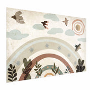Poster - Rainbow and Birds