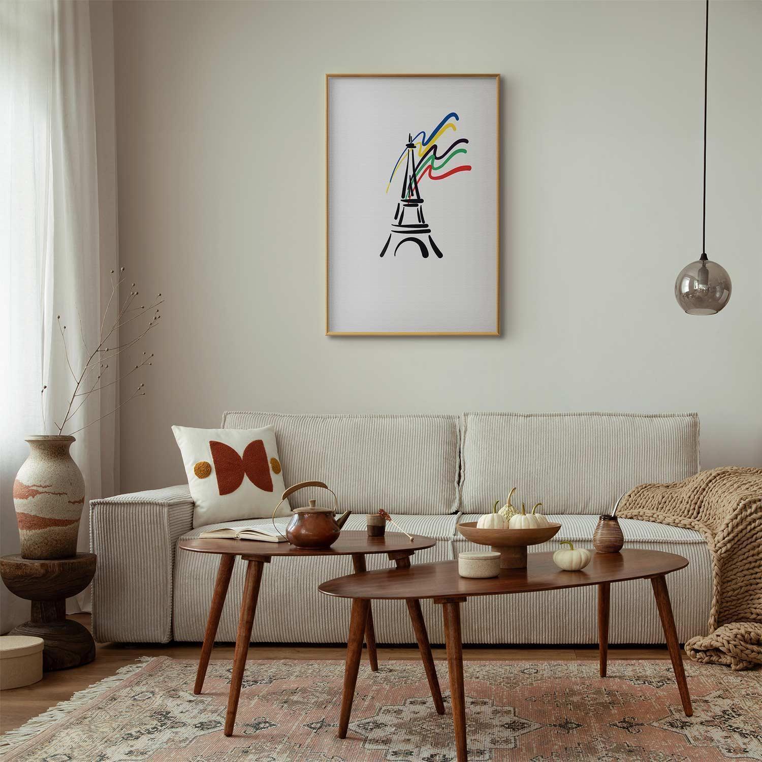Poster - Eiffel Tower and Colors