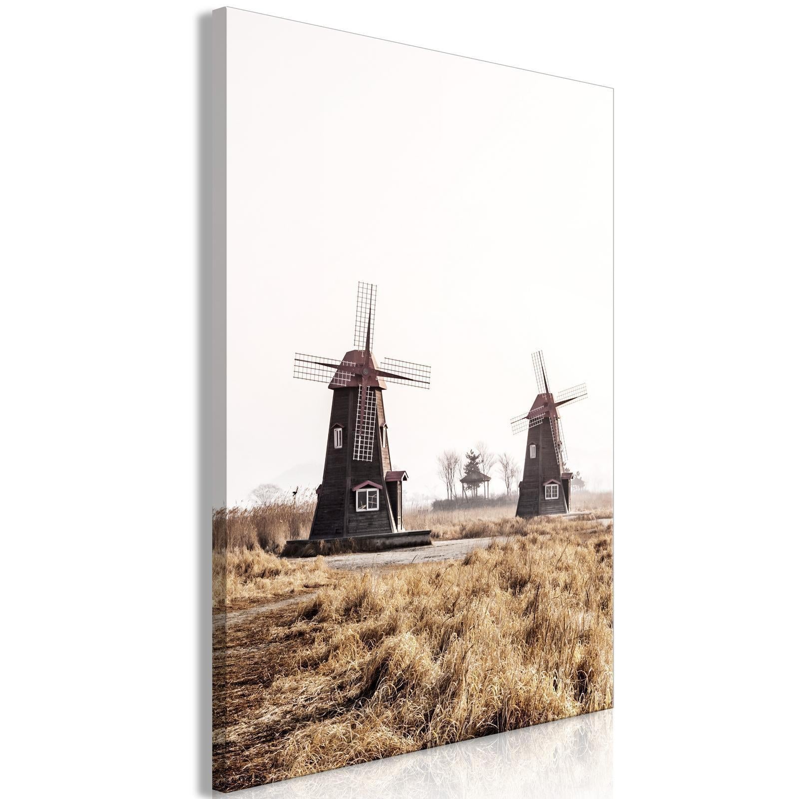 Tableau - Wooden Windmill (1 Part) Vertical