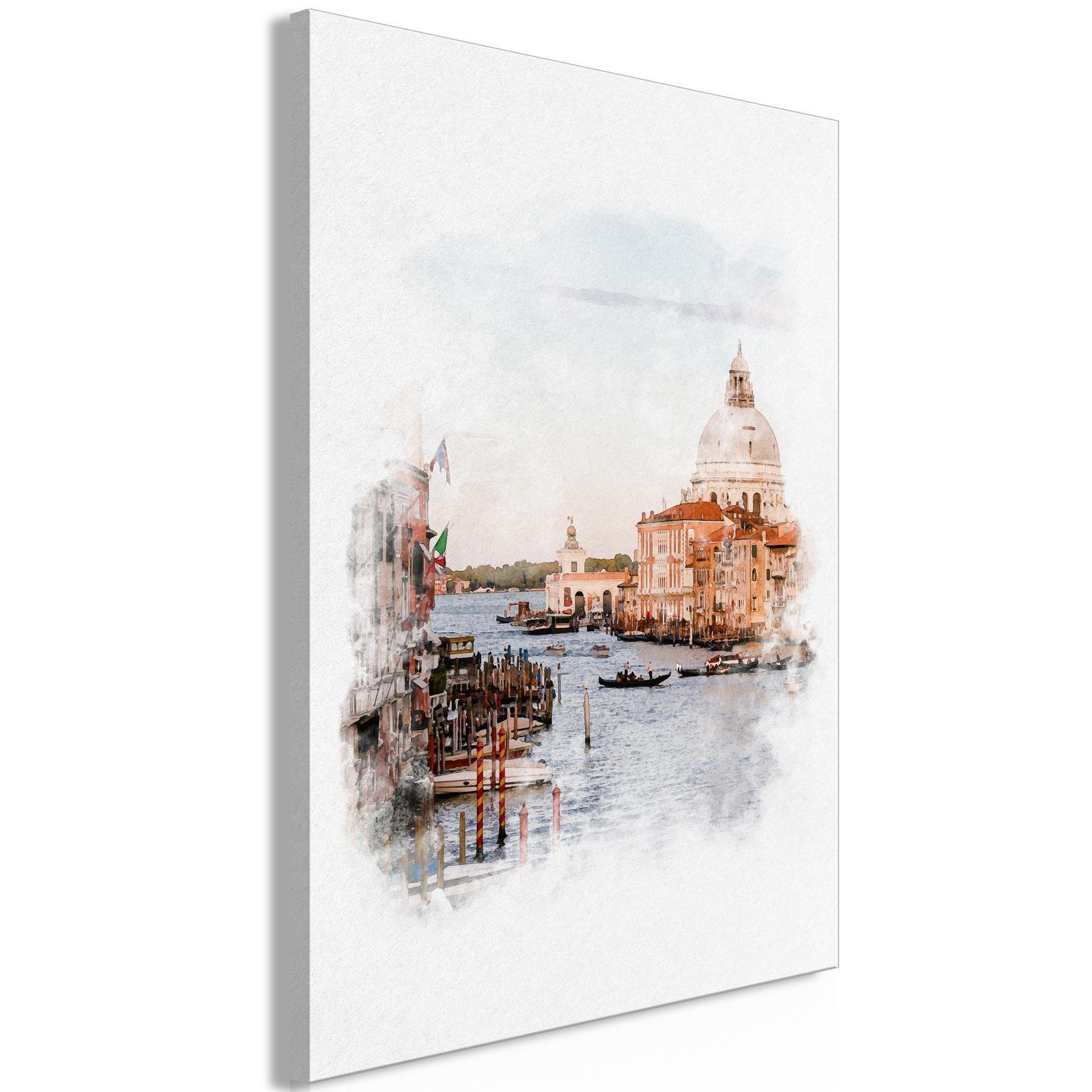 Tableau - Watercolour Venice (1 Part) Vertical