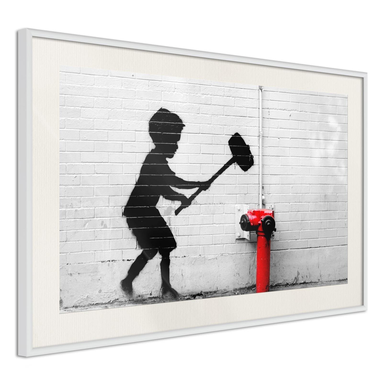 Poster Banksy hammer boy