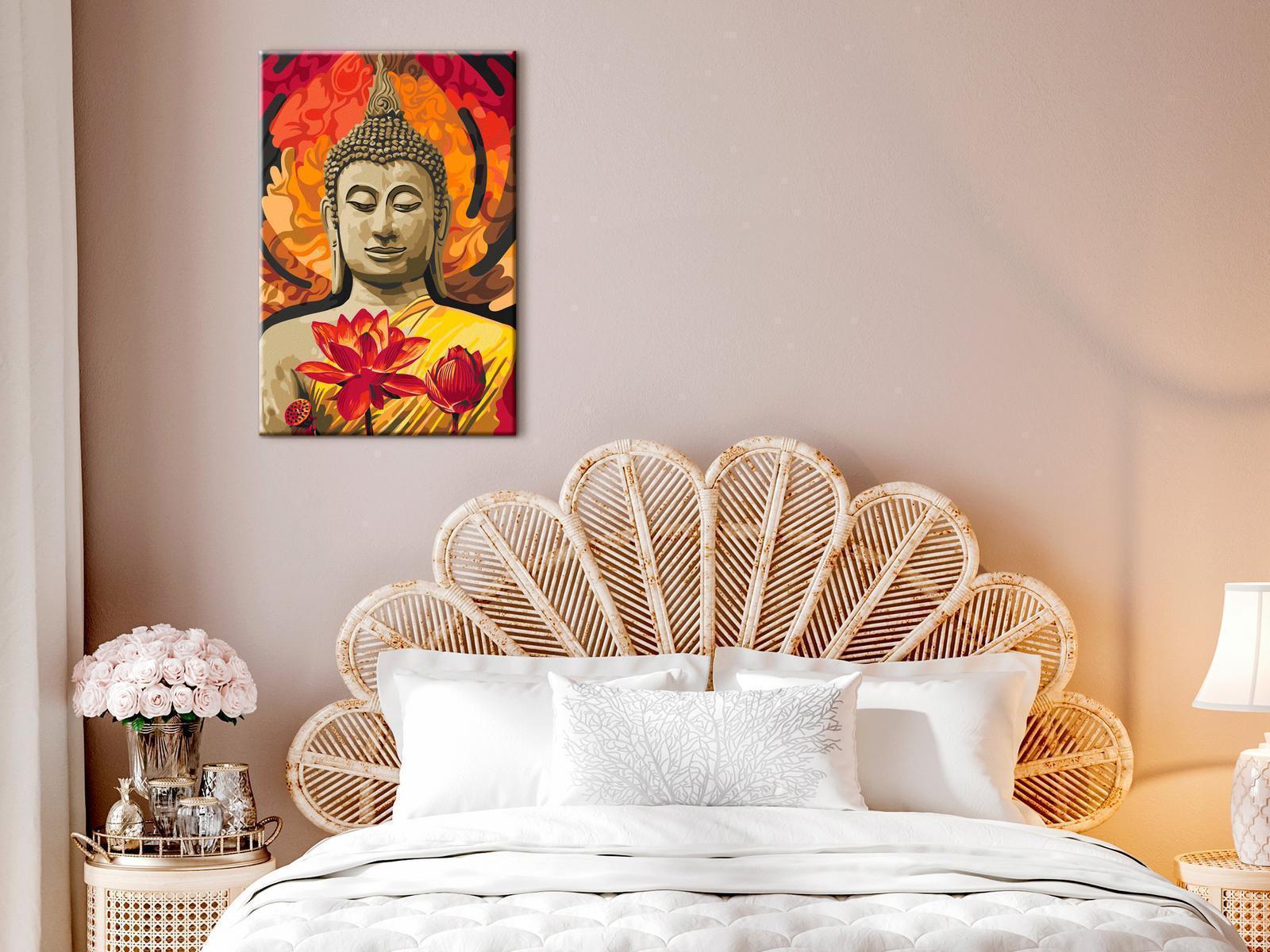 Peinture par numéros - Fiery Buddha