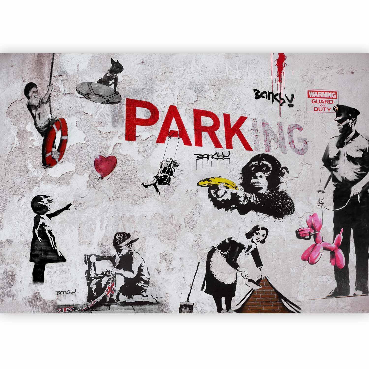 Papier peint - [Banksy] Graffiti Diveristy