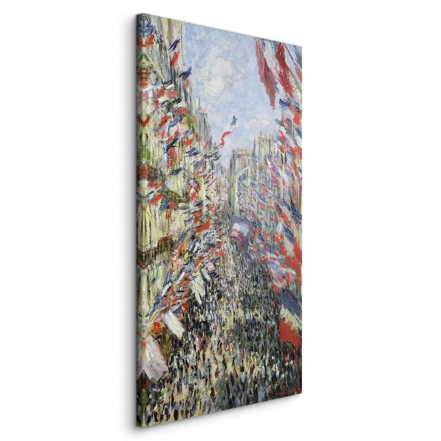 Tableau - The Rue Montorgueil Paris Celebration of June (Claude Monet)