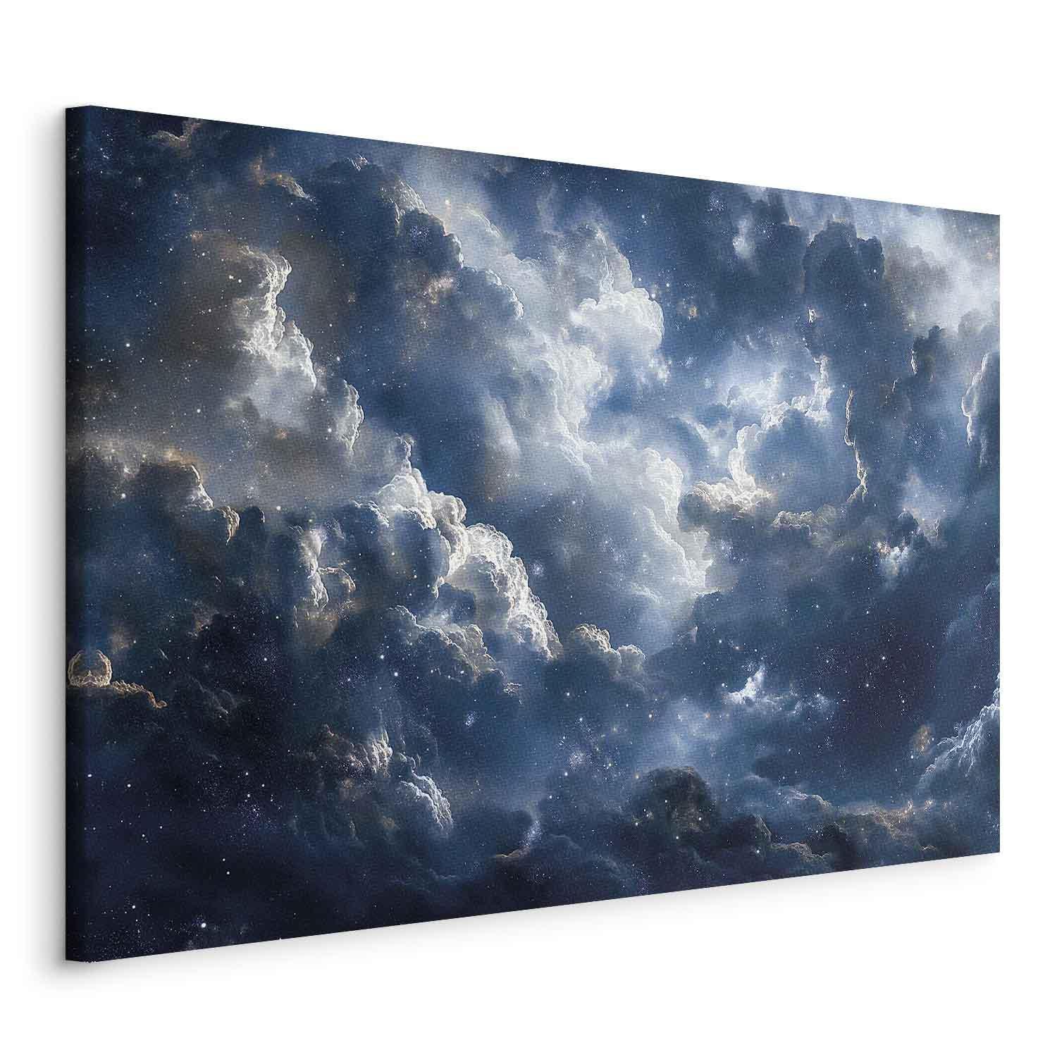 Tableau - Astronomical Wonders: Clouds and Stars in Harmonious Combination