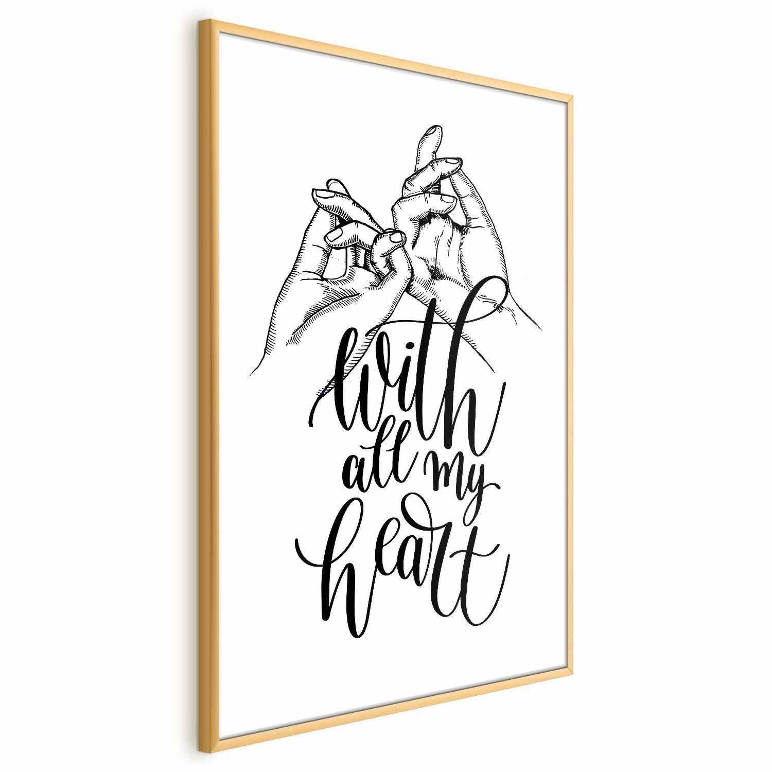 Poster - With All My Heart