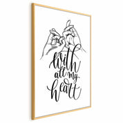 Poster - With All My Heart