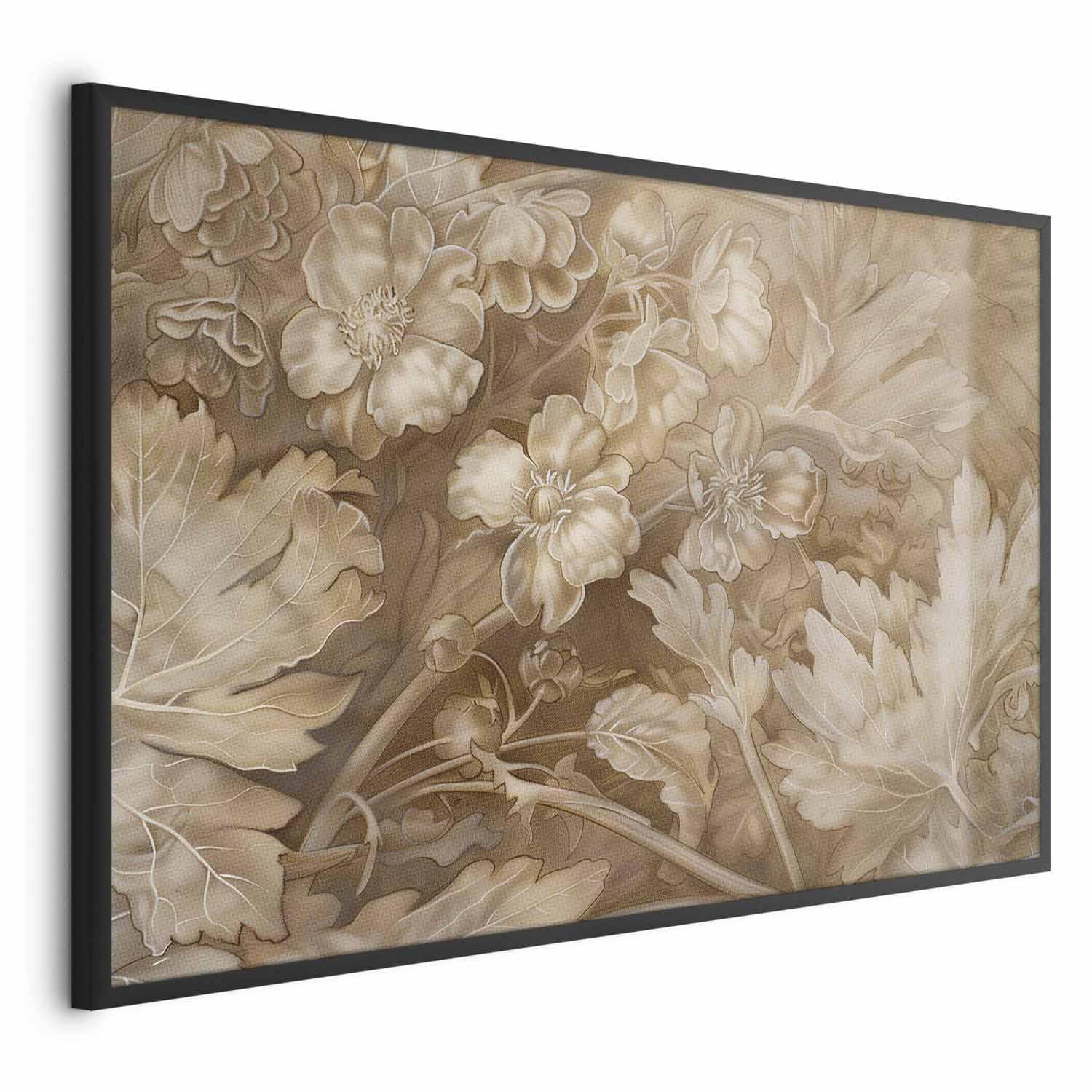 Poster - Ornamental Floral Carvings