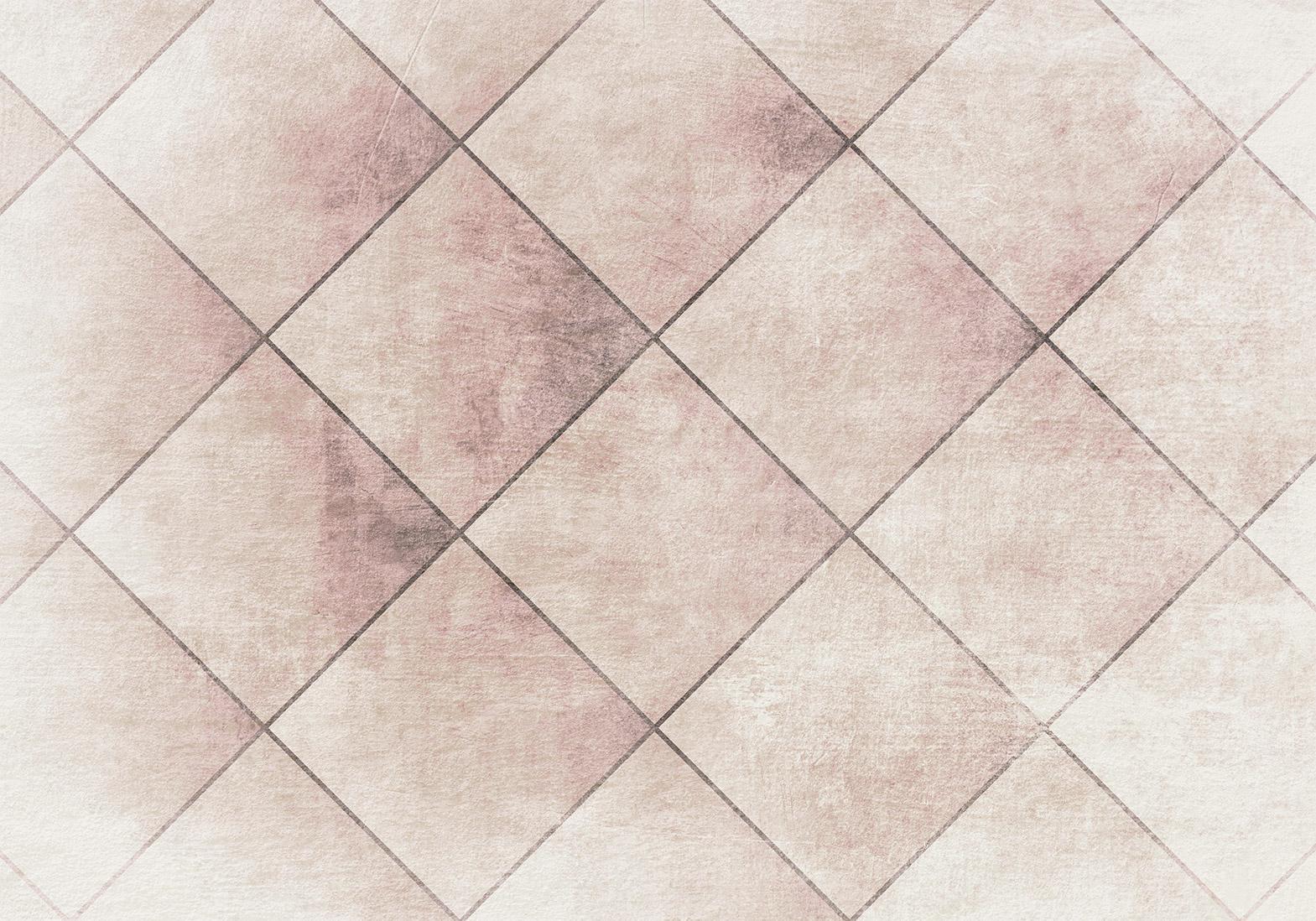 Papier peint - Perfect cuts - geometric symmetrical tiled pattern with pattern