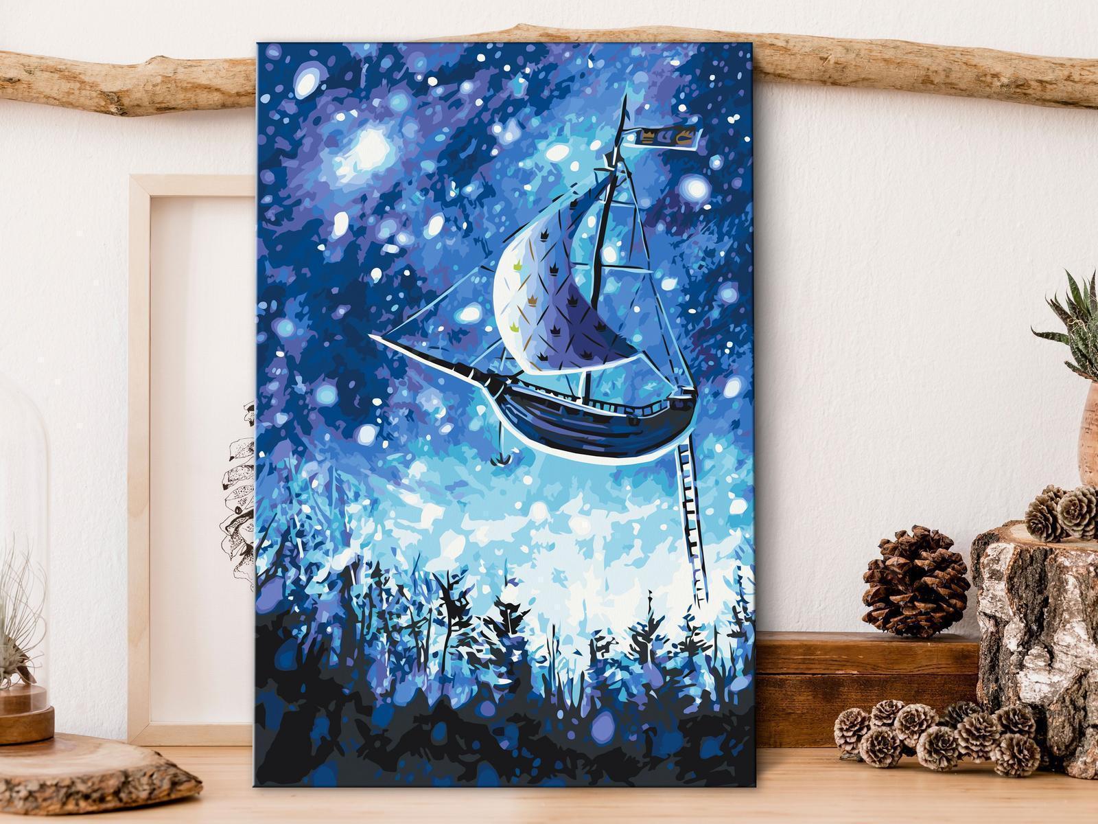 Peinture par numéros - Flying Ship