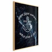 Poster - Hair Like Water, Wavy Like the Sea