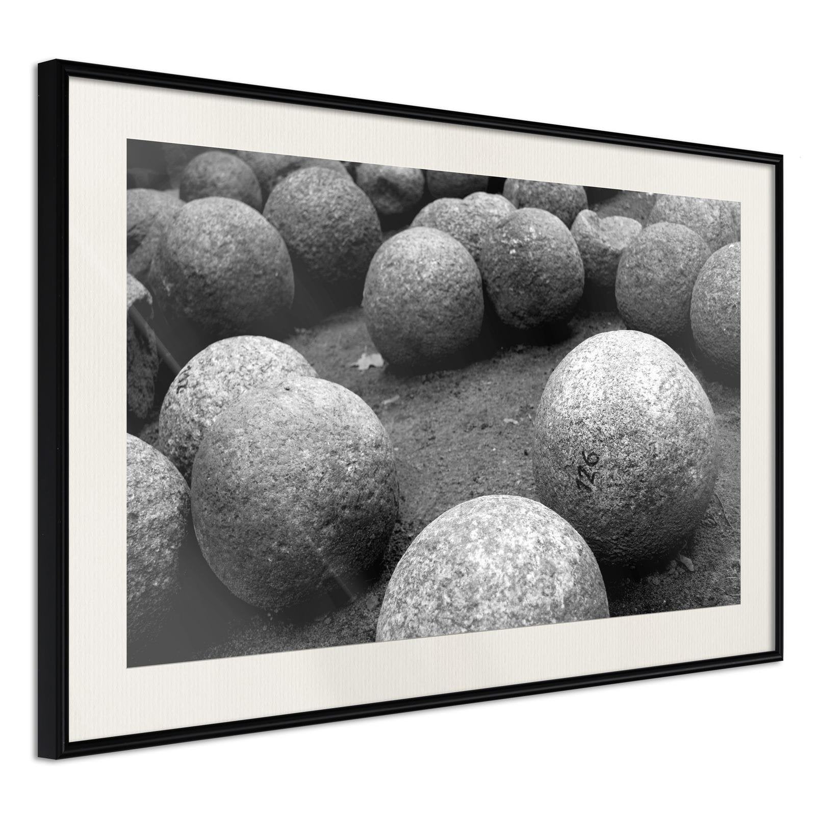 Sphères en pierre - Poster