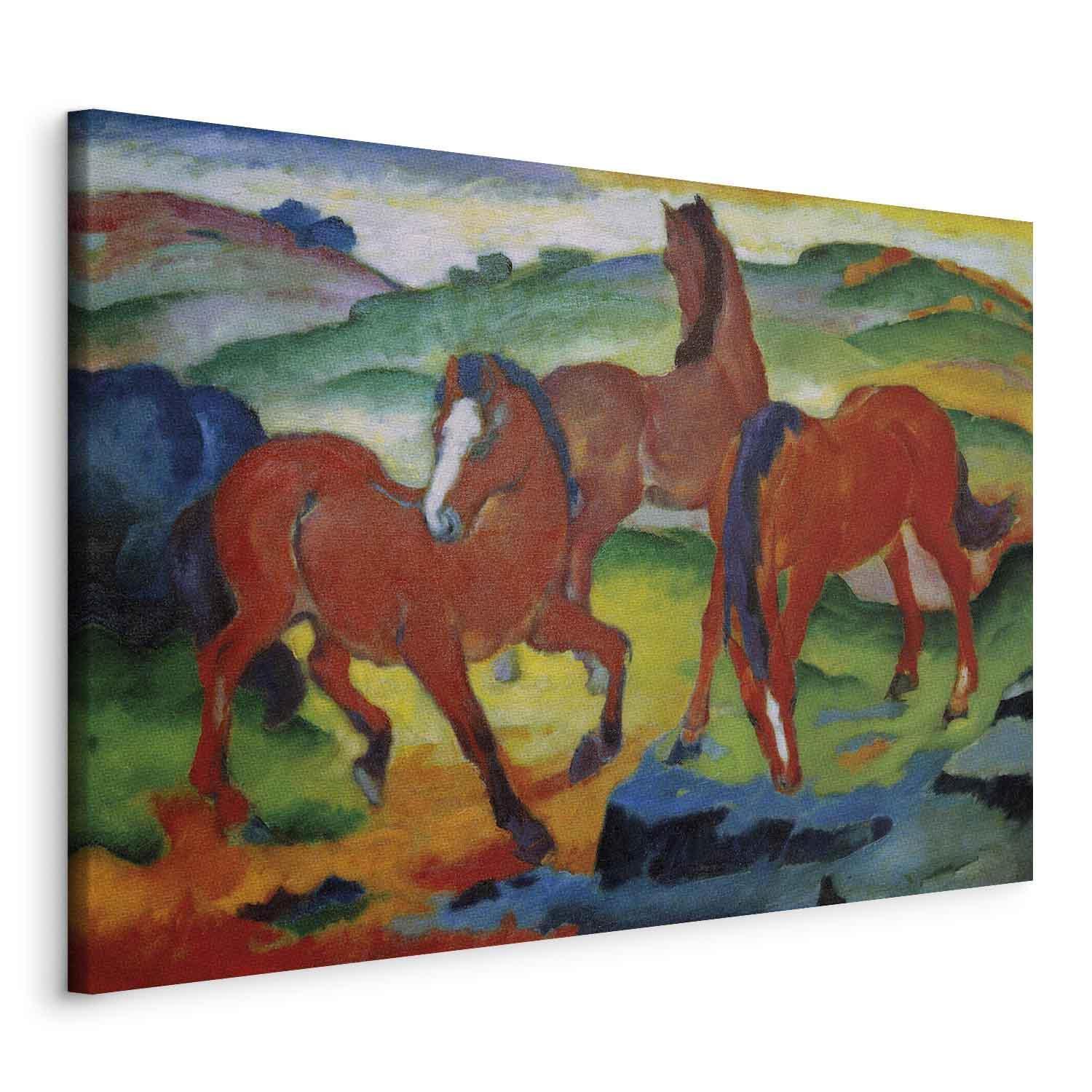 Tableau - The Red Horses (Grazing Horses IV) (Franz Marc)