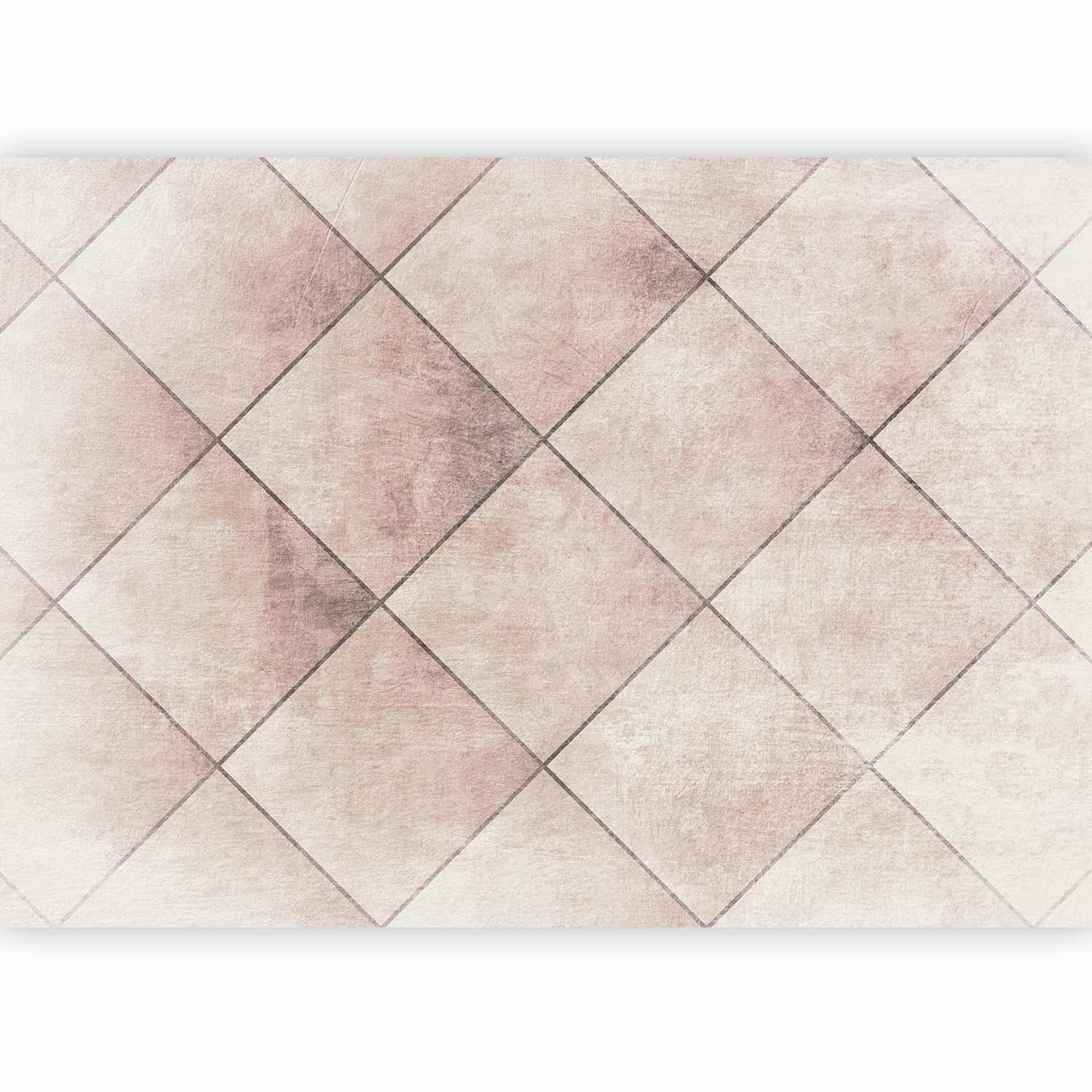 Papier peint - Perfect cuts - geometric symmetrical tiled pattern with pattern