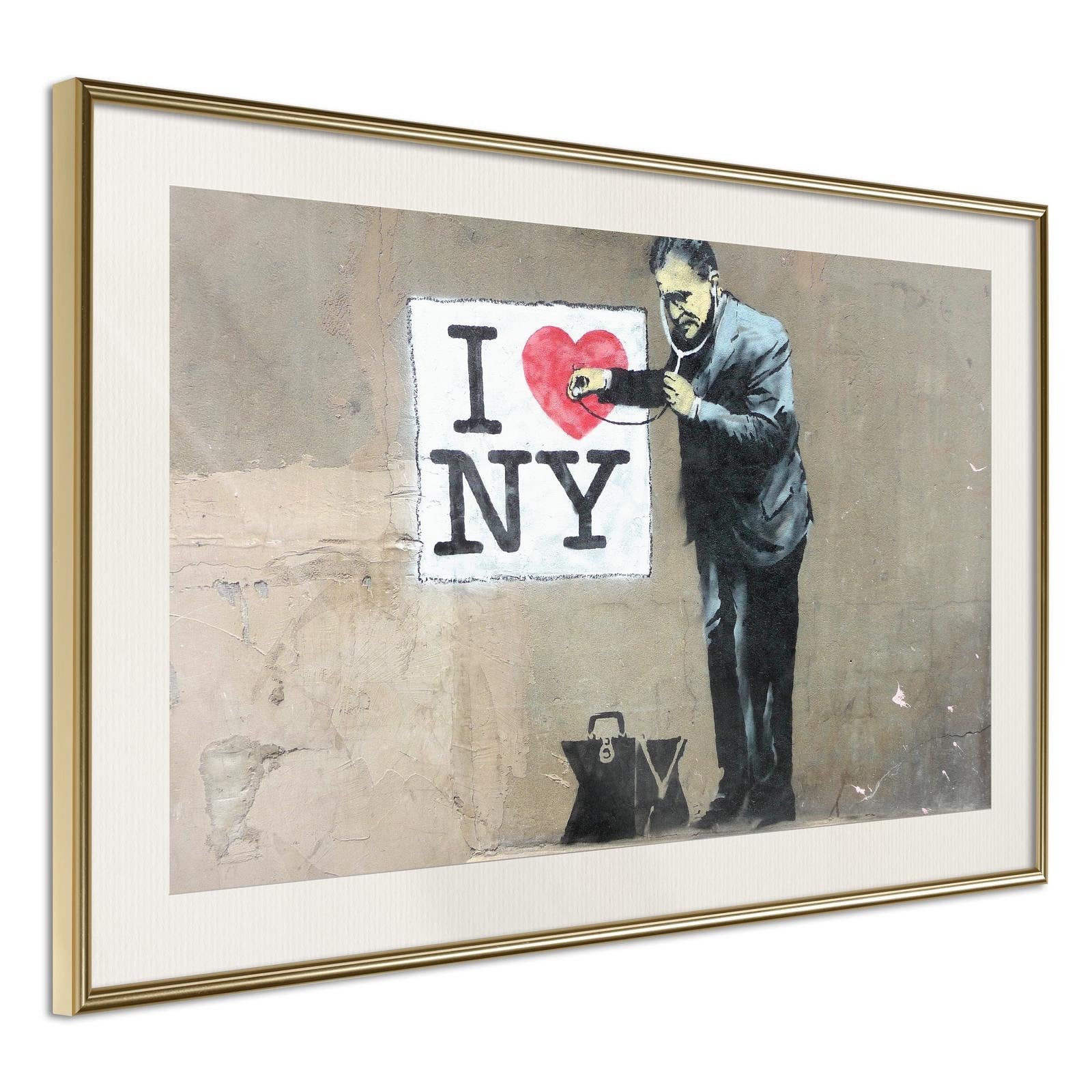 Poster Banksy I Love New York