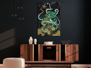 Tableau - Marble Octopus (1 Part) Vertical