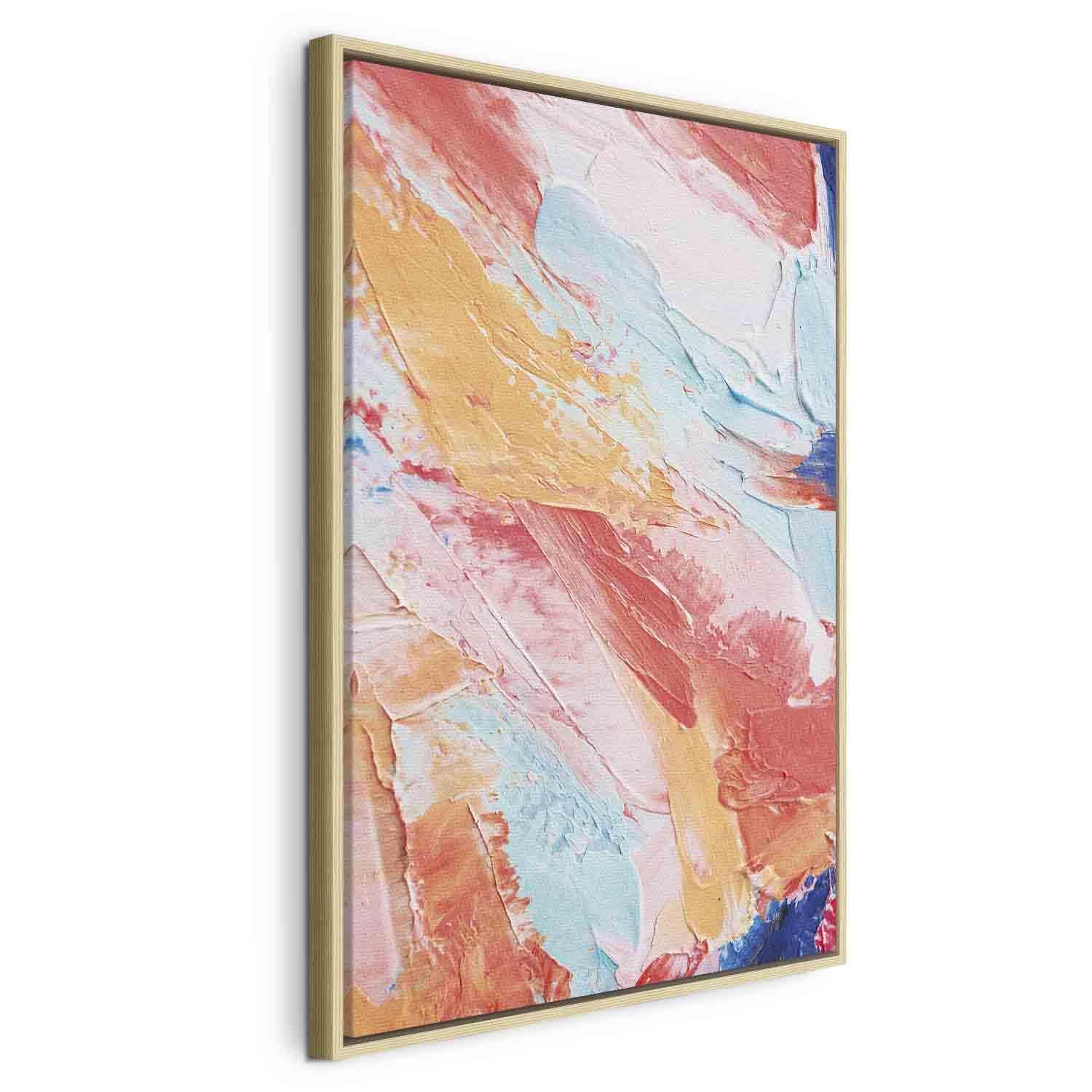 Tableau - Spring Shades - A Colorful Mix of Warm and Cool Tones on Canvas