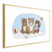 Poster - Bears on the Beach