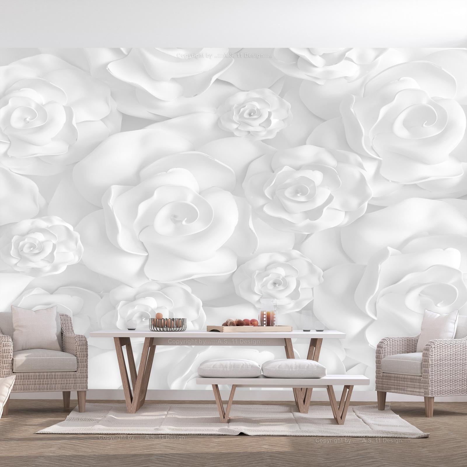 Papier peint - Plaster Flowers