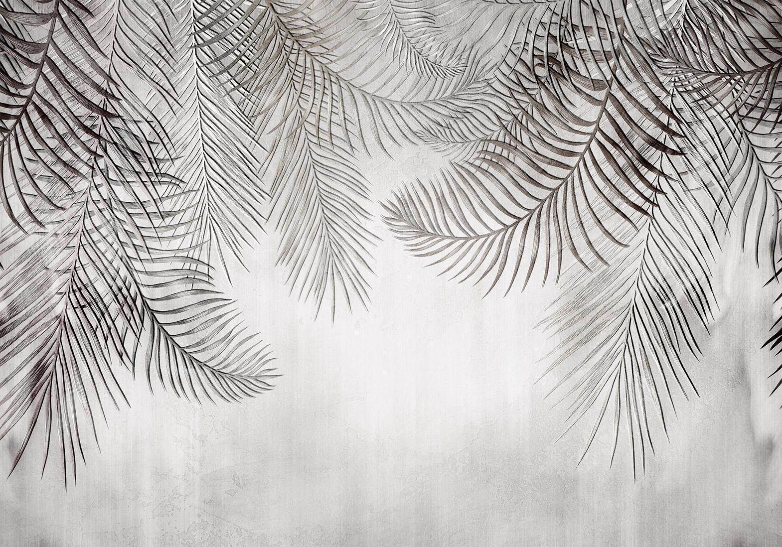 Papier peint - Night Palm Trees