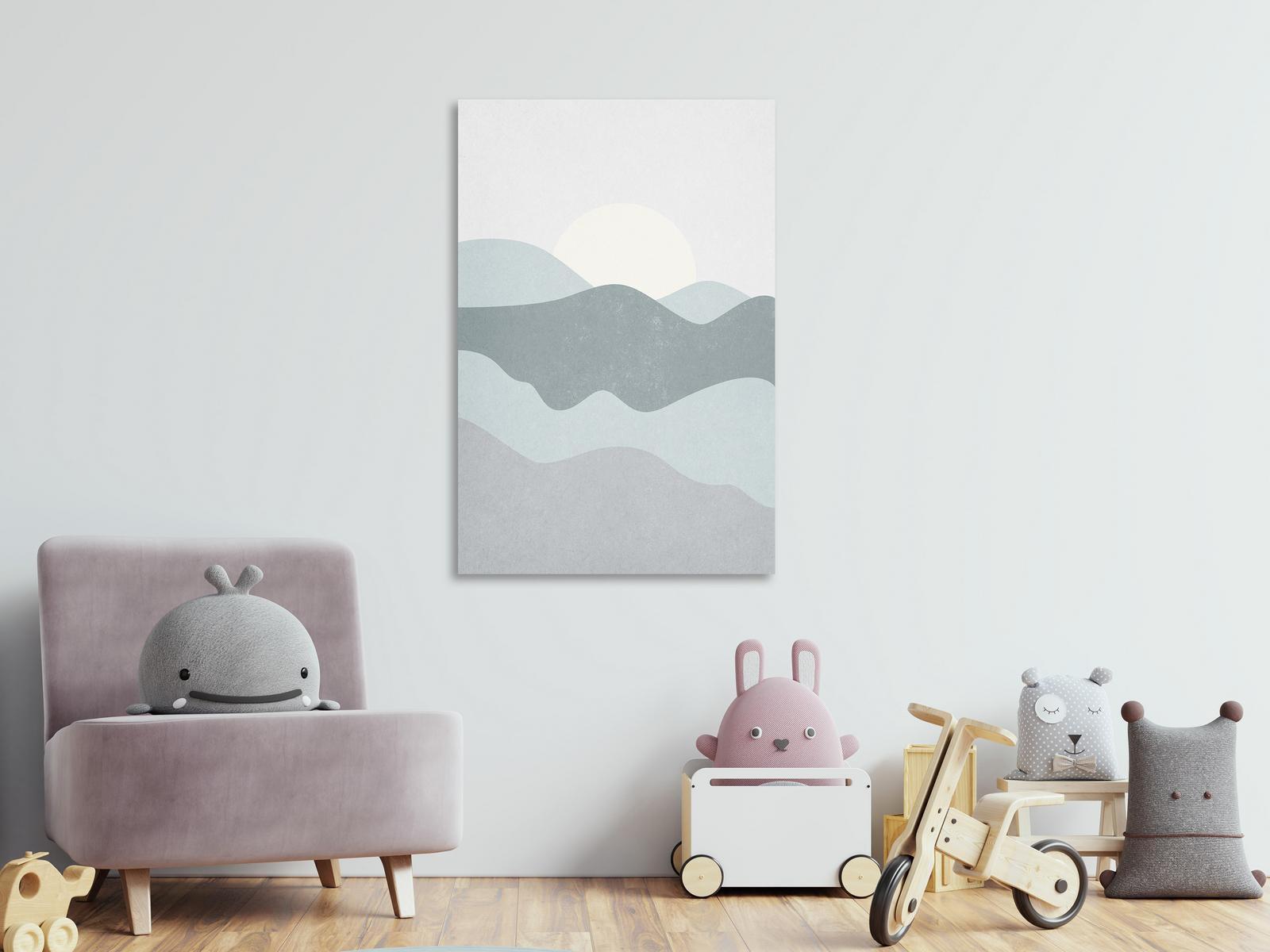 Tableau - Sun Over Mountains (1 Part) Vertical