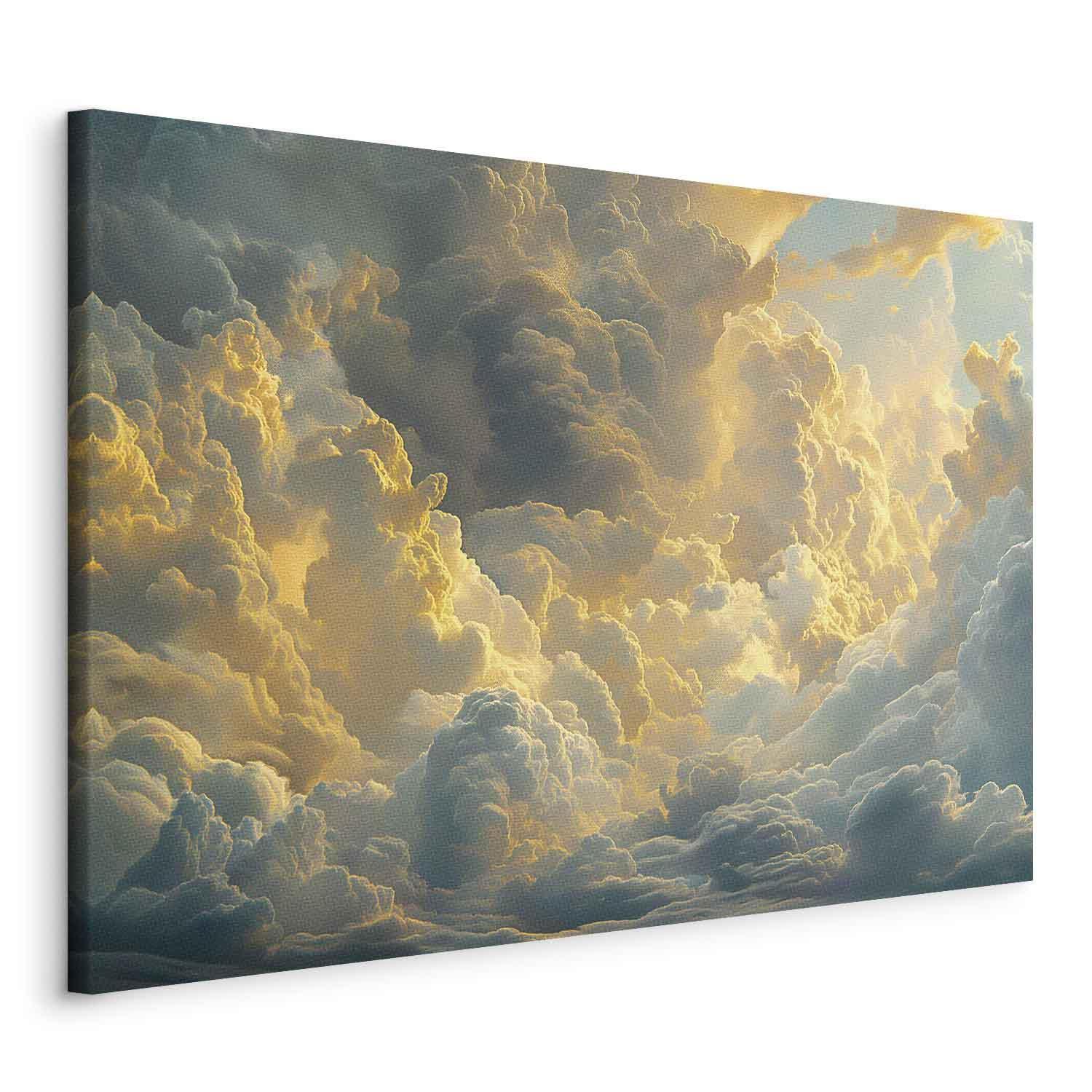 Tableau - Last Breath of the Day: Clouds Illuminated by Evening Glow