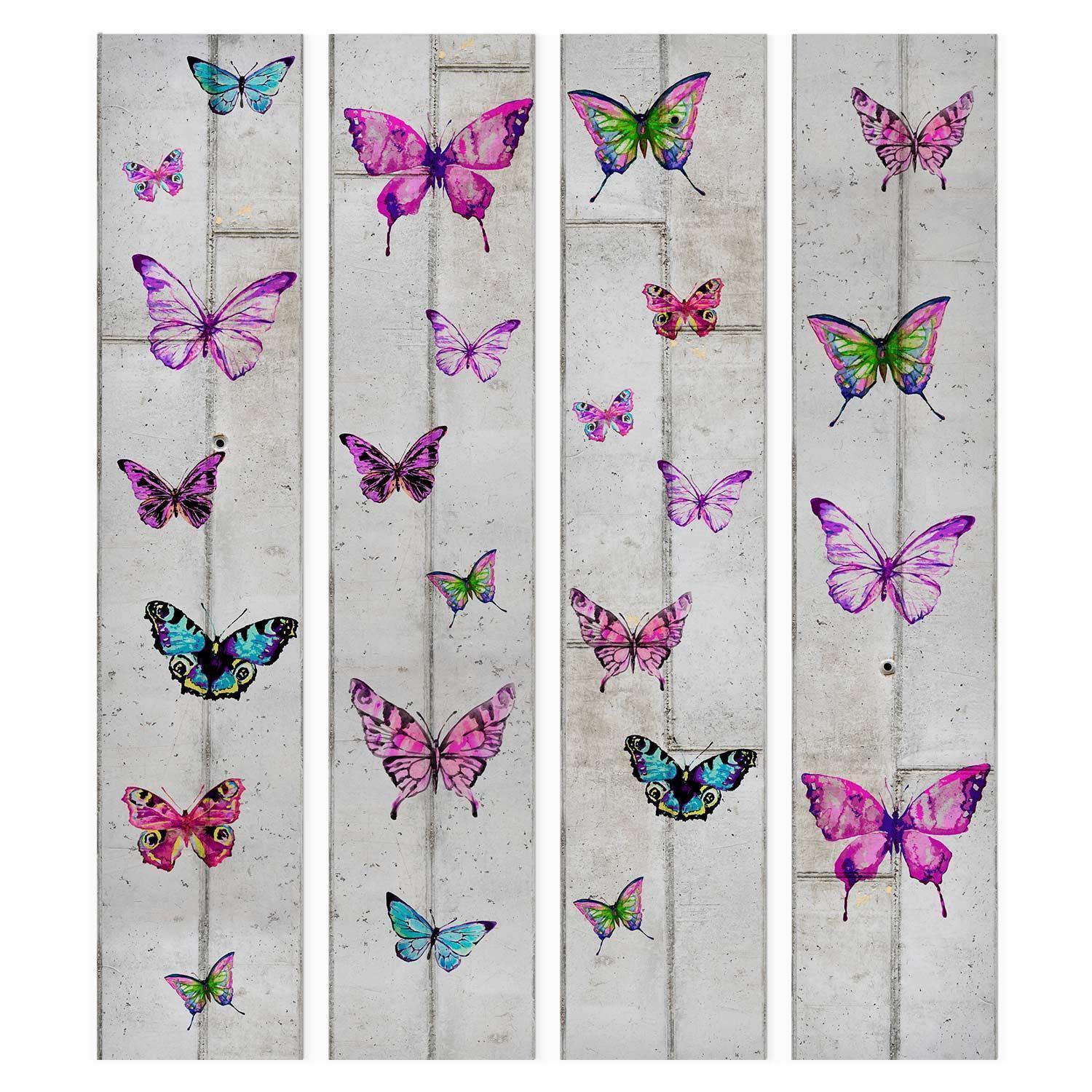 Tapisserie murale - Butterflies and Concrete