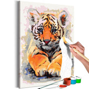 Peinture par numéros - Baby Tiger