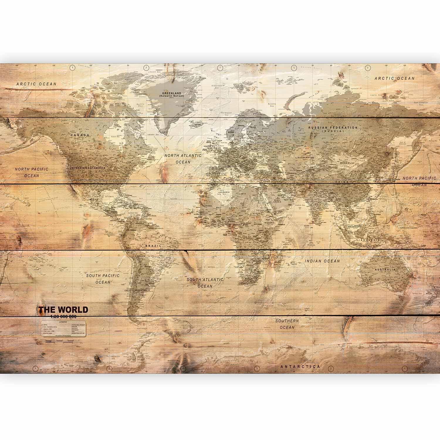 Papier peint - Map on Boards