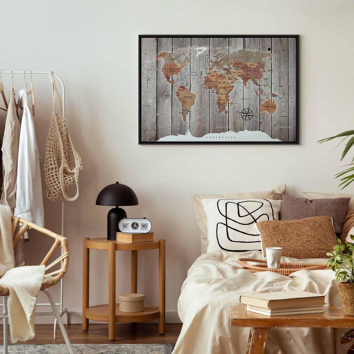 Tableau - World Map: Wooden Stories