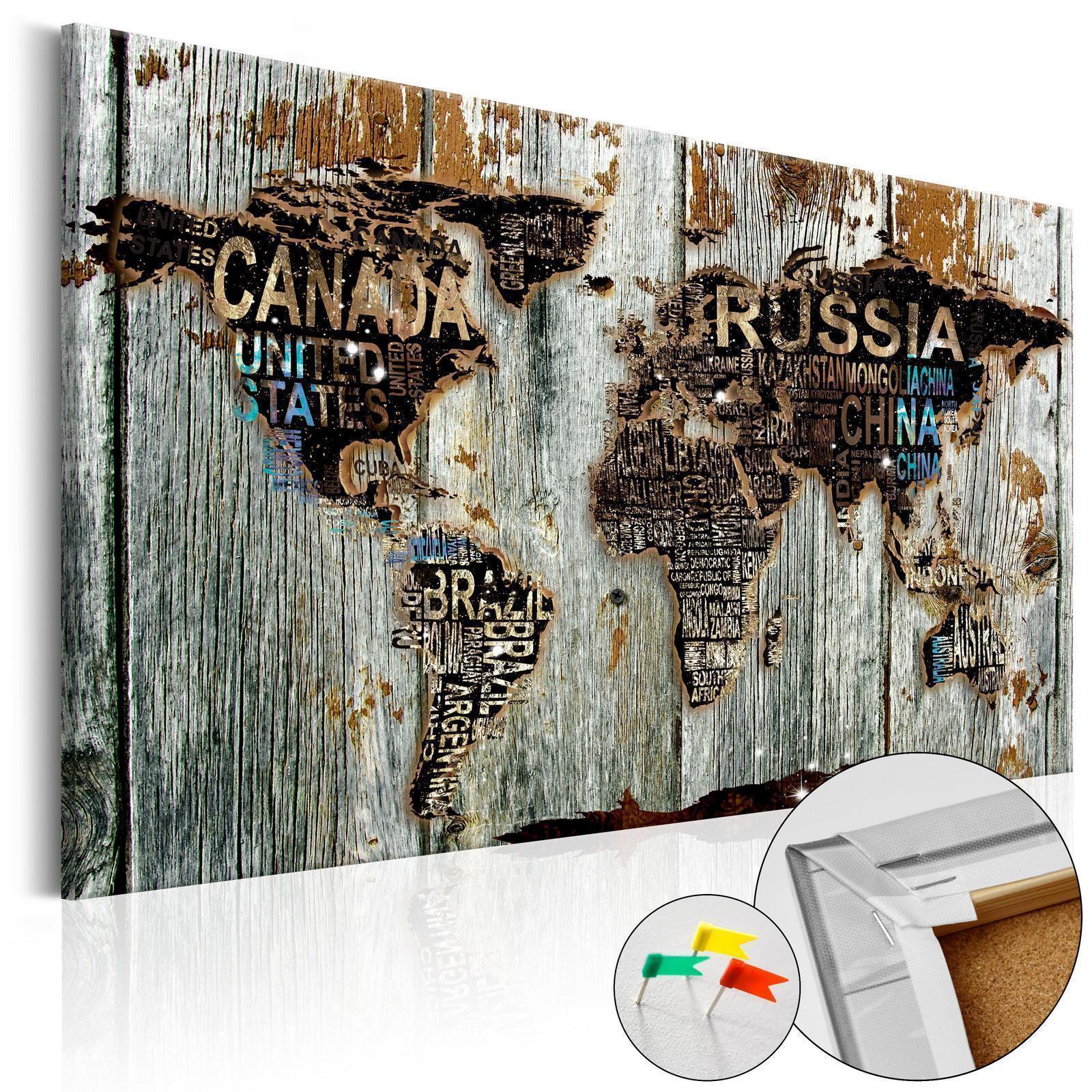 Tableau en liège - Wooden Border