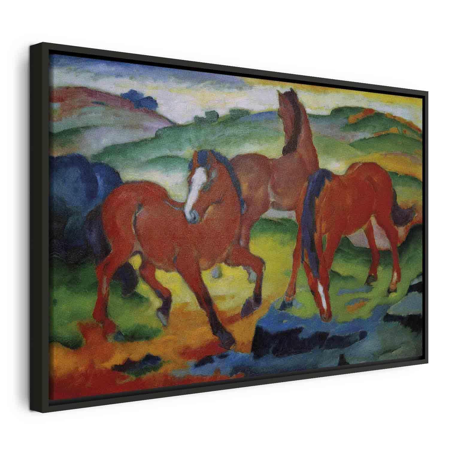 Tableau - The Red Horses (Grazing Horses IV) (Franz Marc)