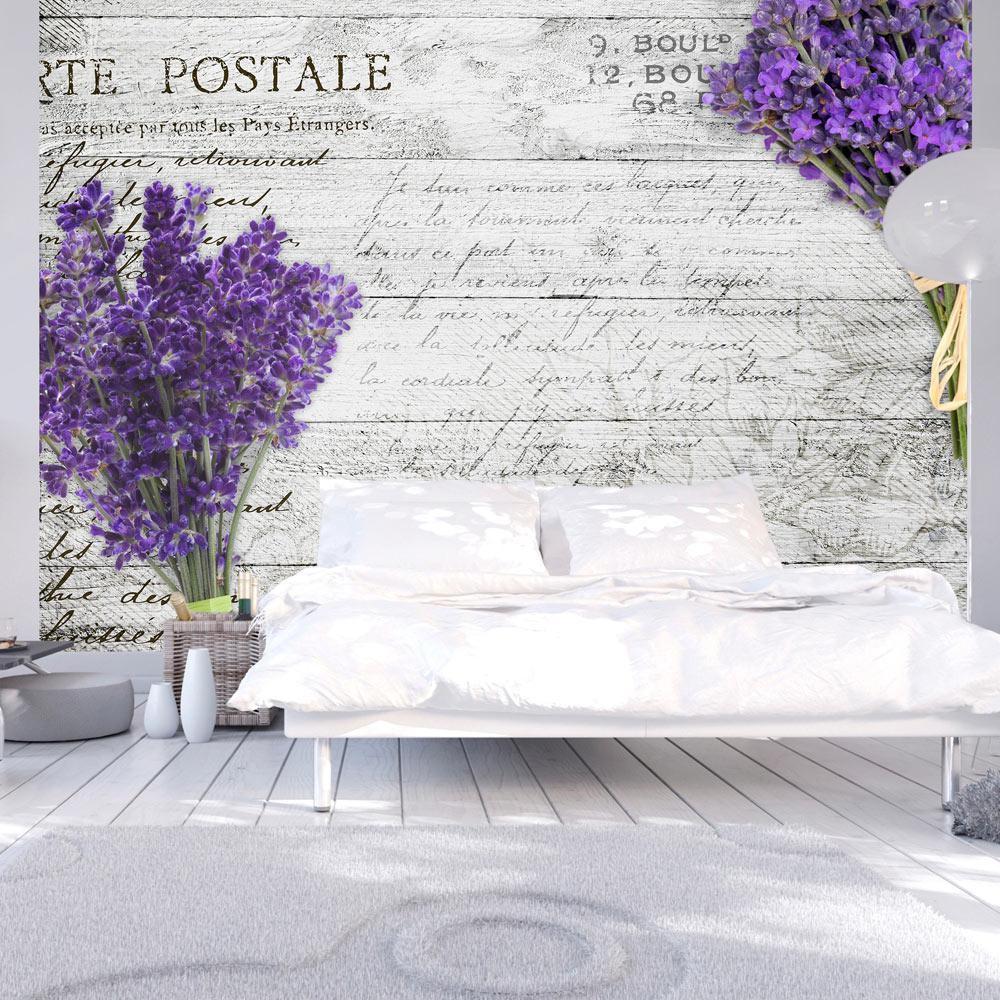 Papier peint - Lavender postcard