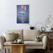 Poster - Flying Elephant
