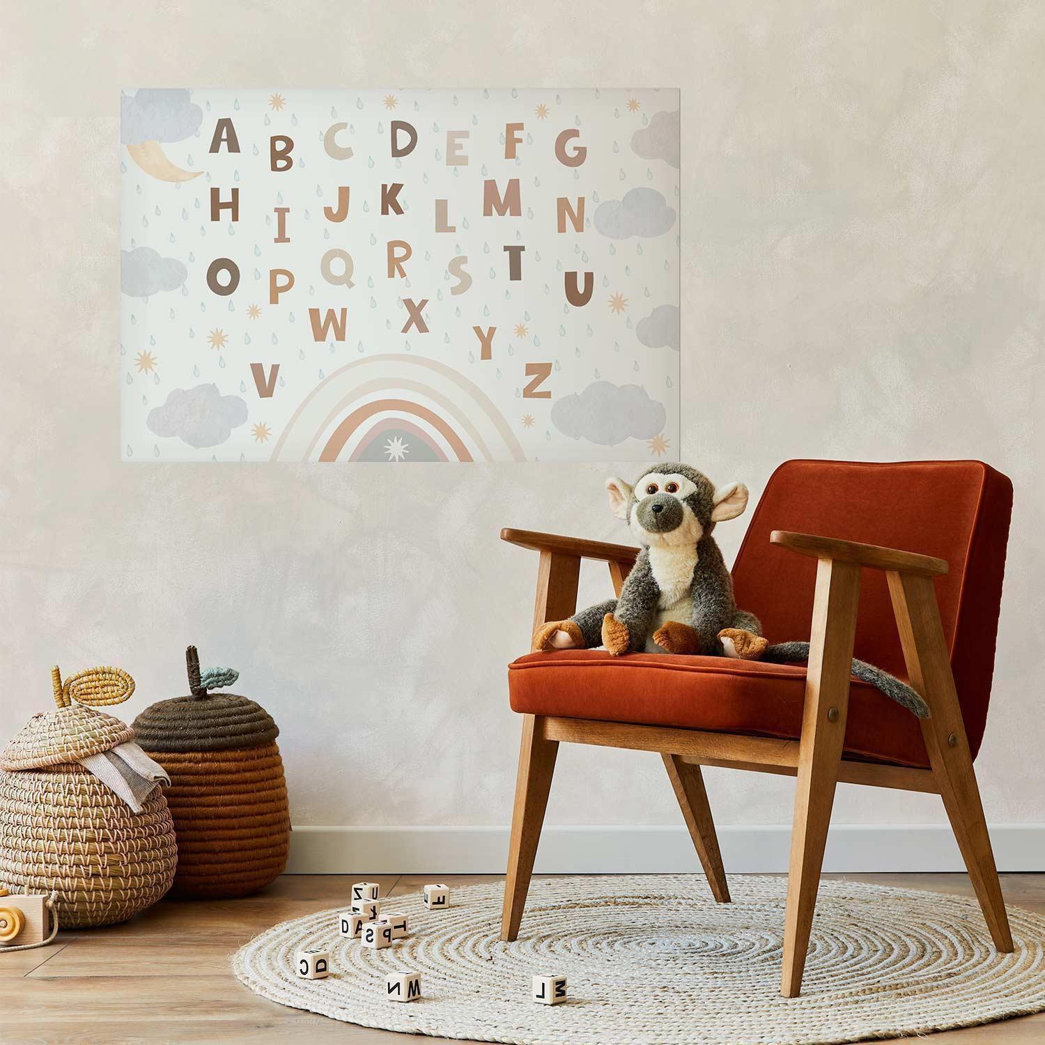 Poster - Letters in Muted Colors