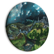 Tableau rond - View of Toledo (El Greco)