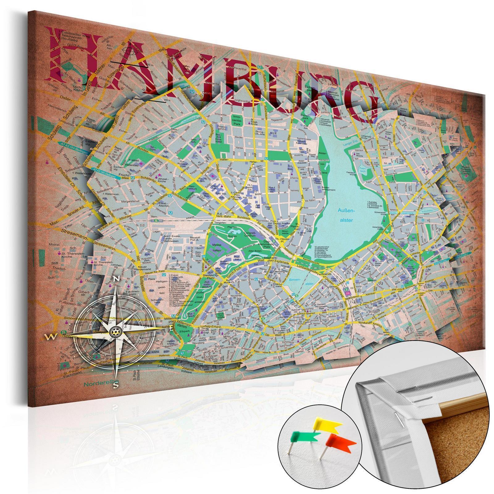 Tableau en liège - Hamburg