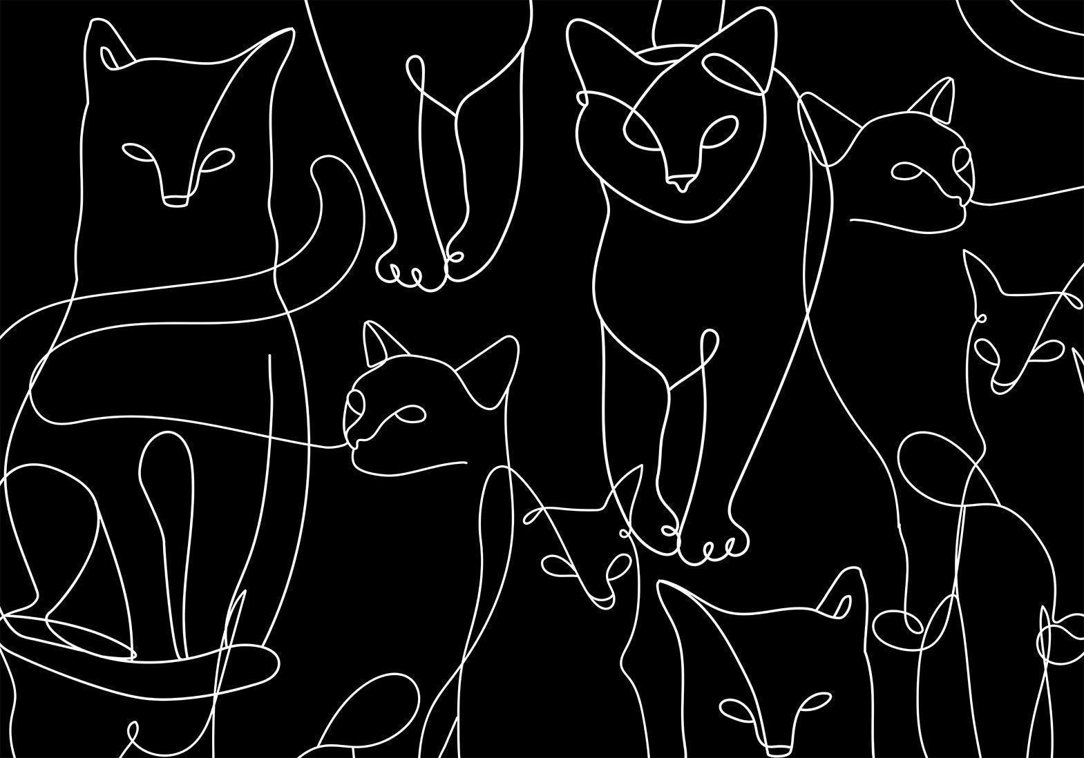 Papier peint - Cat Habits - First Variant